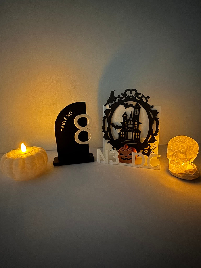 Custom Halloween Themed Decorations