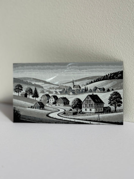 Eternal Postcard – Custom Black & White Print