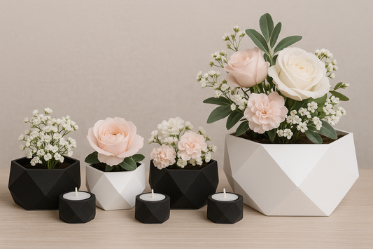 Tealight Candle & Plant Holders – Single or Combo Sets for Events