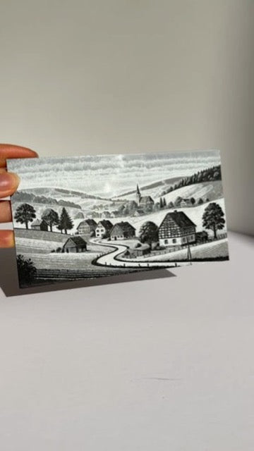 Eternal Postcard – Custom Black & White Print