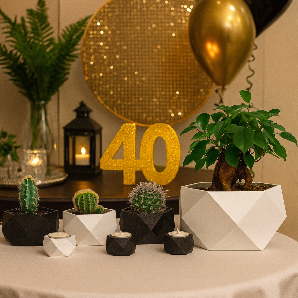 Tealight Candle & Plant Holders – Single or Combo Sets for Events