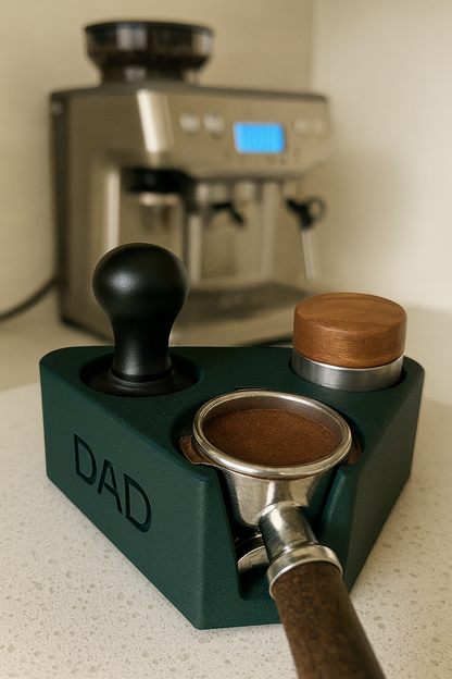 Custom 3D Printed Coffee Tamping Station - Personalised Gift for Coffee-Lovers