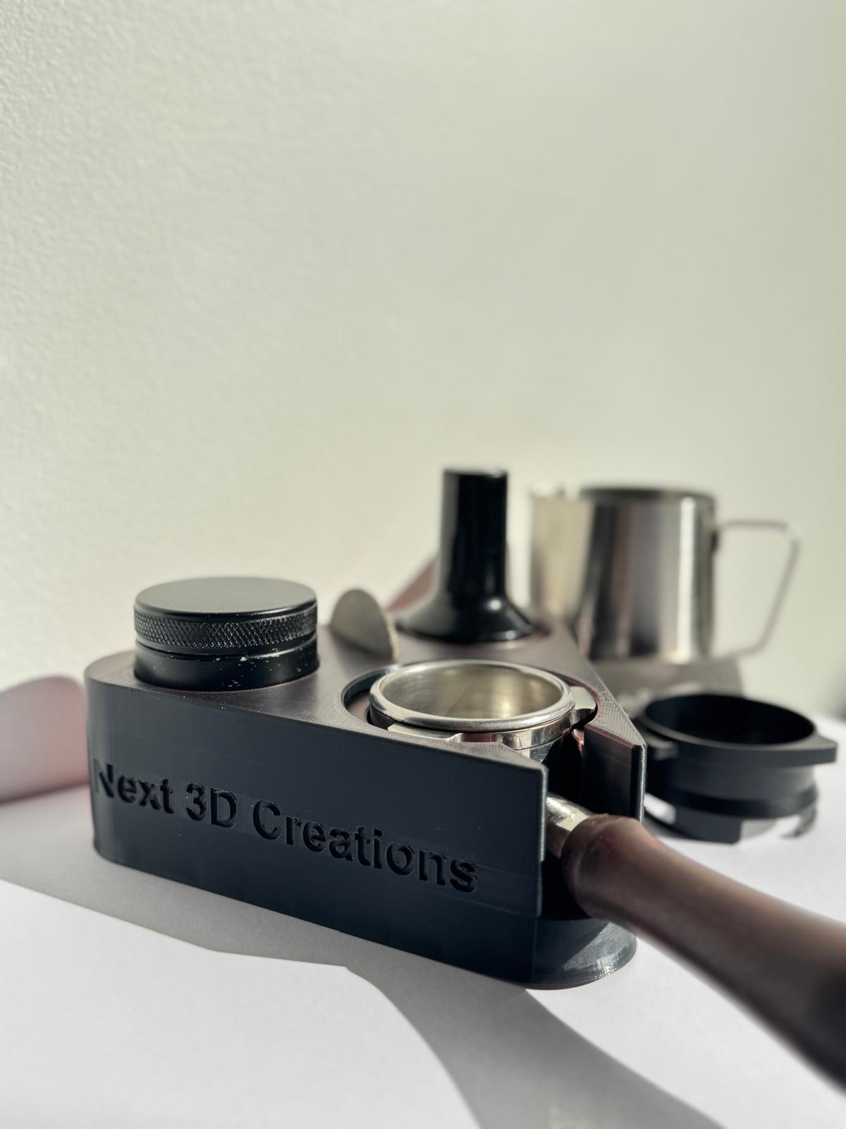 Custom 3D Printed Coffee Tamping Station - Personalised Gift for Coffee-Lovers